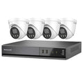 Honeywell HKCNV040101CE5R304 Color Night Vision Video Surveillance Kit, Includes 4-Channel CNV NVR 1TB, and (4) 5MP Ball Cameras