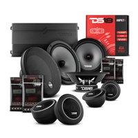 DS18 2008-2021 Honda CR-V  Front and Back Doors Speakers Best Upgrade/Replacement Package 1800 Watts - front view | Silarius