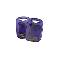 HID 1434MSSNN FlexSmart Series MIFARE 1K Key Fob, Programmed, HID Logo Front, Standard Back, No Numbers, Blue