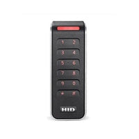 HID 20KTKS-00-007L6T Signo 20K Contactless Smartcard Keypad Reade, Multi-Technology, Mobile Ready, Wall Switch Mount, Black / Silver