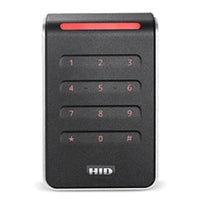 HID 40KNKS-T2-008RD2 Contactless Smartcard Keypad Reader 40K,  Pigtail, Black / Silver