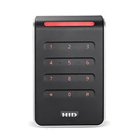HID 40KTKS-T2-00CVNR Signo 40K Contactless Smartcard Keypad Reader with Terminal Strip Connection, Priority Smart Profile, Black with Silver Trim