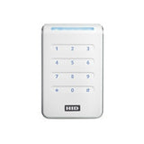 HID 40KTWS-00-00000 Signo 40K Contactless Smartcard Keypad Reader, Multi-Technology, Mobile Ready, Wall Switch Mount, White with Silver Trim