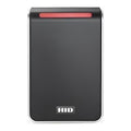HID 40NKS-02-002J4C Signo 40 Contactless Smartcard Reader, Pigtail Connection, Smart Profile, Black with Silver Trim