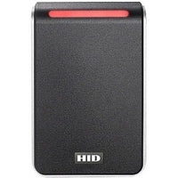HID 40NKS-02-00PTQU Signo 40 Reader, Pigtailed Connection, Smart Profile, Black with Silver Trim