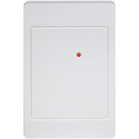 HID 5395CW104 ThinLine II Proximity Reader with Wiegand Output, Pigtail, Beep On, LED Normally Red, Host must Flash Green, Classic White