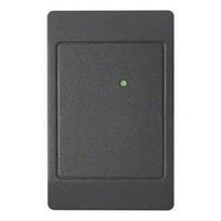 HID 5398CG104 ThinLine II Proximity Reader with Clock and Data Output, Pigtail, Beep On, LED Normally Red, Host must Flash Green, Classic Charcoal Gray