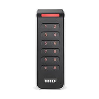 HID 20KNKS-03-00KXVY Signo 20K Contactless Smart Card Reader, Pigtail Connection, Custom Credential Profile, Mobile Access Enabled, Black / Silver