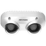 Hikvision DS-2CD6D42G0-IS Smart Series PanoVu 4MP Dual-Lens IP Camera, 4mm Lens, White