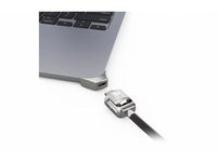 Compulocks MBALDG04KL Ledge Lock Adapter for MacBook Air 13IN M2-M5 with Keyed Lock Silver