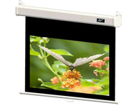 Elite Screens M120VSR-PRO Projection screen - Aluminum - Black;White - Black backed screen material eliminates light penetration for