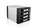 iStarUSA BPU-340SATA-SIL 3X5.25 to 4X3.5SATA Cage-sil