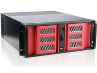 iStarUSA D-400-6SE-RD KIT- iStarUSA 4U IPC Case RED