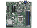 MiTAC S5510G2NR-LES5510G2NR-LE Micro-ATX board supports one Intel Xeon E3-1200 or Core i3-2100 series CPU (up to 95W), 4 Unb. ECC DDR3 DIMMs, 3 PCI-E Gen 2 x8 slots, 6 SATA, 2 GbE