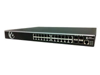 Amer SS3GR1026IP 24 Port Managed L3 10/100/1000BaseT PoE Switch 10G Support With 4 GIG Combo (SFP/GT)