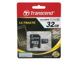 Transcend TS32GUSDHC10 32GB microSD w/ adapter Class10