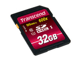 Transcend TS32GSDHC10U1 32GB SD Card U1, MLC, 600X