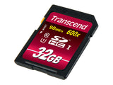 Transcend TS32GSDHC10U1 32GB SD Card U1, MLC, 600X