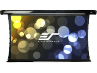 Elite Screens TE92VW2 CineTension2 Series Premium Tensioned Electric Projection Screen with IR/RF remotes