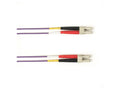 Black Box FOCMRM4-007M-LCLC-VT OM4 MM FO Patch Cable Duplx, PVC, Violet, Lclc, 7 Meters