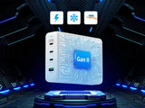 SIIG AC-PW1X11-S1 240W GaN PD 3.1 Charger - 3C1A (AC-PW1X11-S1)