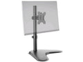 HAT Design Works DMRS-1 Single Monitor Stand Monitor Arm, Black, holds 17.6 lbs, up to 32IN screen