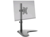 HAT Design Works DMRS-1 Single Monitor Stand Monitor Arm, Black, holds 17.6 lbs, up to 32IN screen