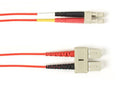 Black Box FOCMP10-SCLC-RD-17 10 MM FO Patch Cable Duplx, PL, RED, SCLC 17 FT