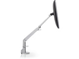 HAT Design Works 5900-124 Evo Articulating Monitor Arm, Silver, holds 1-15 lbs, up to 27IN screen