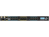 Lantronix 83X-16S-E14-YAA Console Server, 16 total serial ports, 1 USB-C, 1 USB 2.0, 2 GbE RJ45 Ethernet, 1 GbE SFP, 1 8-port Ethernet card, 1 LCD card, FIPS 140-2 Level 2