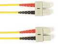 Black Box FOLZHSM-SCSC-YL-49 SM FO Patch Cable Duplx, Lszh, Yellow, Scsc, 49 Feet (15 M)