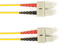 Black Box FOLZHSM-SCSC-YL-49 SM FO Patch Cable Duplx, Lszh, Yellow, Scsc, 49 Feet (15 M)