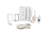 Sanus SA-IWP1-W1 In Wall TV Power Kit, white