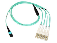 Axiom AXG101040 MPO-4 LC OM4 Breakout Cable 40M
