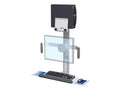 GCX WMS-0001-01 Wall Mount System, Fixed, VESA, Keyboard, Flush