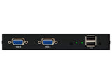 SmartAVI SM-VDX-100-DH-S Dual Head VGA, USB 2.0, CAT55e6 Extender. Includes SM-VDX-100-DH-TX-S, SM-VDX-100-DH-RX-S, 2 X 