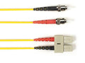 Black Box FOLZH62-STSC-YL-49 62.5 MM FO Patch Cable Duplx, Lszh, Yellow, STSC / 62.5 MM F, 49 Feet (15M)