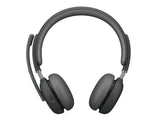 Logitech 981-001310 Zone Wireless 2 Premium Noise Canceling Headset with Hybrid ANC, Certified for Zoom, Google Meet, Google Voice, Fast Pair, Graphite - headset