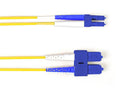 Black Box FOCMRSM-SCLC-YL-17 SM FO Patch Cable Duplx, PVC, Yellow, Sclc, 17 Feet