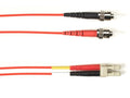 Black Box FOCMP10-STLC-RD-3 10 MM FO Patch Cable Duplx, PL, RED, STLC 3 FT
