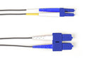 Black Box FOCMRSM-SCLC-GR-4 SM FO Patch Cable Duplx, PVC, Gray, SCLC 4 FT