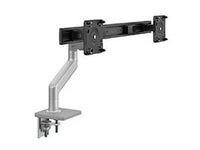 Humanscale M82CBS M8.1 for Dual Monitors with Crossbar Silver with Gray Trim