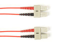 Black Box FOCMR10-SCSC-RD-7 10 MM FO Patch Cable Duplx, PVC, RED, Scsc, 7 Feet (2M)