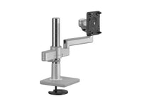 Humanscale X2NTNBASETB12 M/flex 2.1 with Bolt-through Mount for Single Monitor - 12 POST - Silver with Gray TRIM
