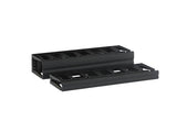 Chatsworth 13930-702 Velocity Horizontal Cable Manager, Single-Sided, 2U, Black