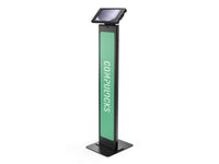Compulocks 140B87GAPX9B Galaxy Tab A9/A11 8.7IN Apex Enclosure Brandable Floor Stand