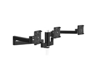 Humanscale X2NM0NCBNTBLTBLTBNP M/Flex for Triple M2.1 Monitor Arms, No Mount or Post, Black with Black Trim