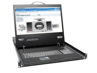 Eaton Tripp Lite B070-016-19-IP2 NetCommander 16-Port Cat5 KVM over IP Switch - 19 in. LCD, 2 Remote + 1 Local User, 1U Rack-Mount, TAA