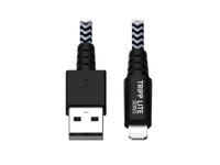Eaton Tripp Lite M100-006-HD Heavy-Duty USB-A to Lightning Sync/Charge Cable, MFi Certified - M/M, USB 2.0, 6 ft. (1.83 m)
