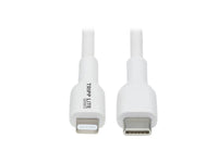 Eaton Tripp Lite M102-01M-WH USB-C to Lightning Sync/Charge Cable (M/M), MFi Certified, White, 1 m (3.3 ft.)